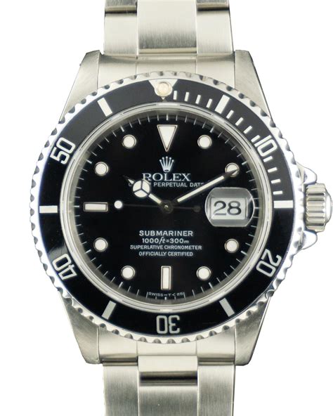 rolex submariner acciaio referenza 16610 1992|rolex 16610 submariner.